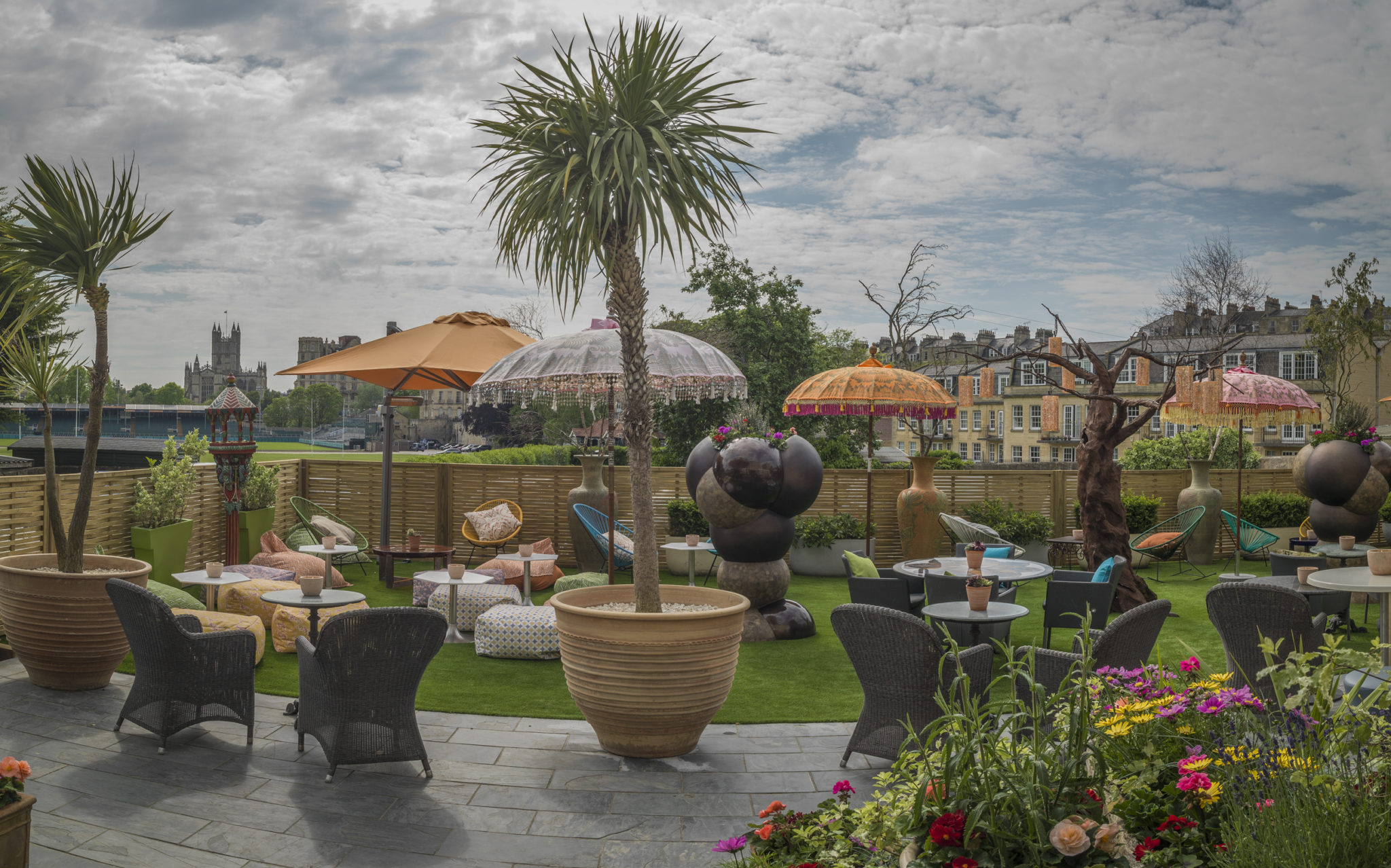 ﻿Ian and Christa Taylor open The Nook Garden at The Bird in Bath